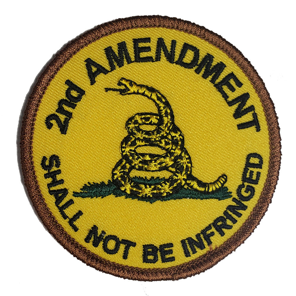 PATCH - 2nd Amendment Gadsden Round 3 X 3