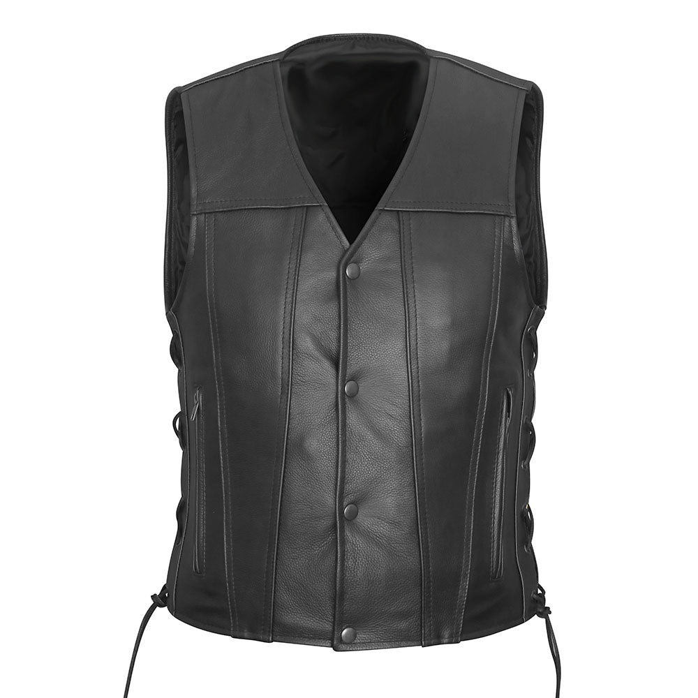Straight Bottom V Neck Vest