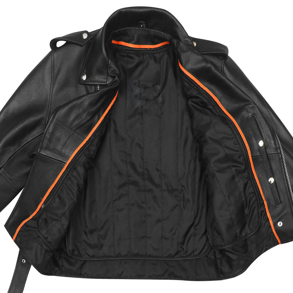 Classic MC Style Jacket with Side Laces