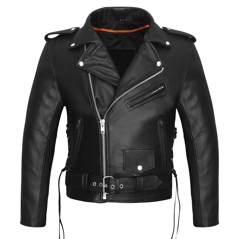 Classic MC Style Jacket with Side Laces