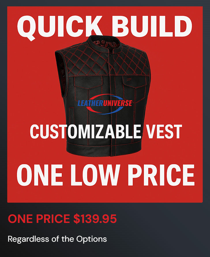 Quick Build Diamond Vest - One Low Price - Customizable