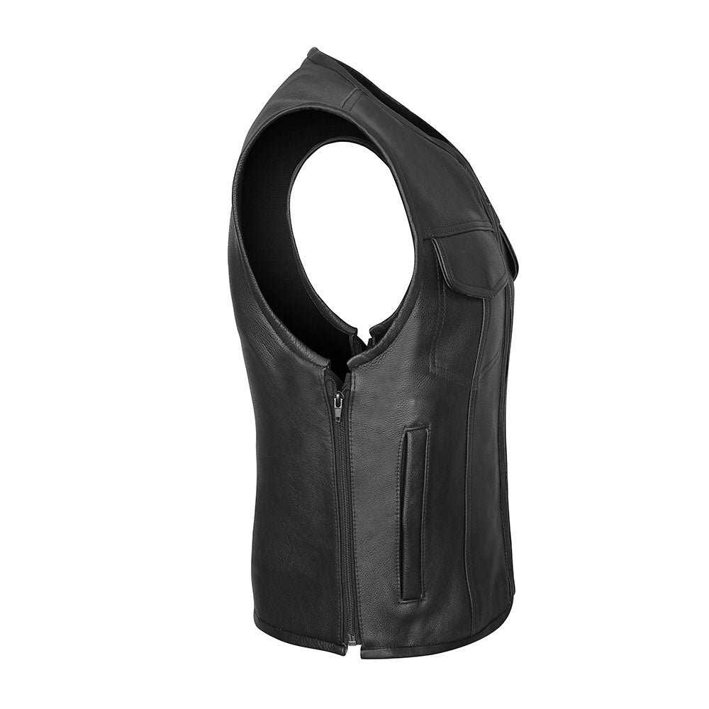 Rogue - Low Cut Vest with Full Side Zippers
