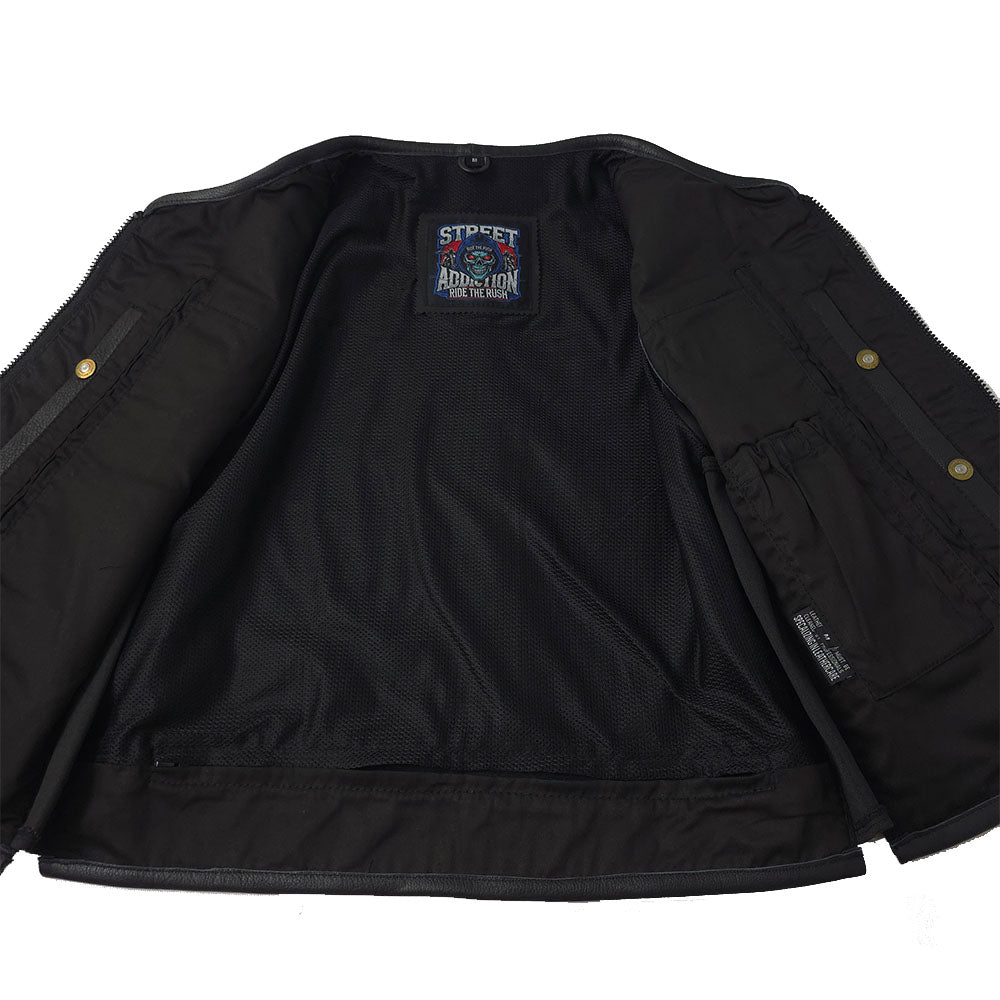 Rogue - Low Cut Vest with Full Side Zippers