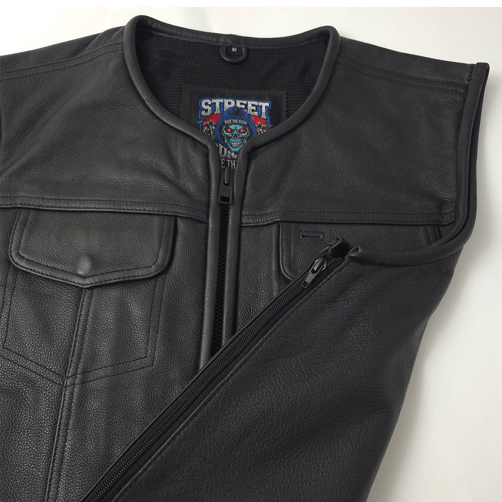 Rogue - Low Cut Vest with Full Side Zippers