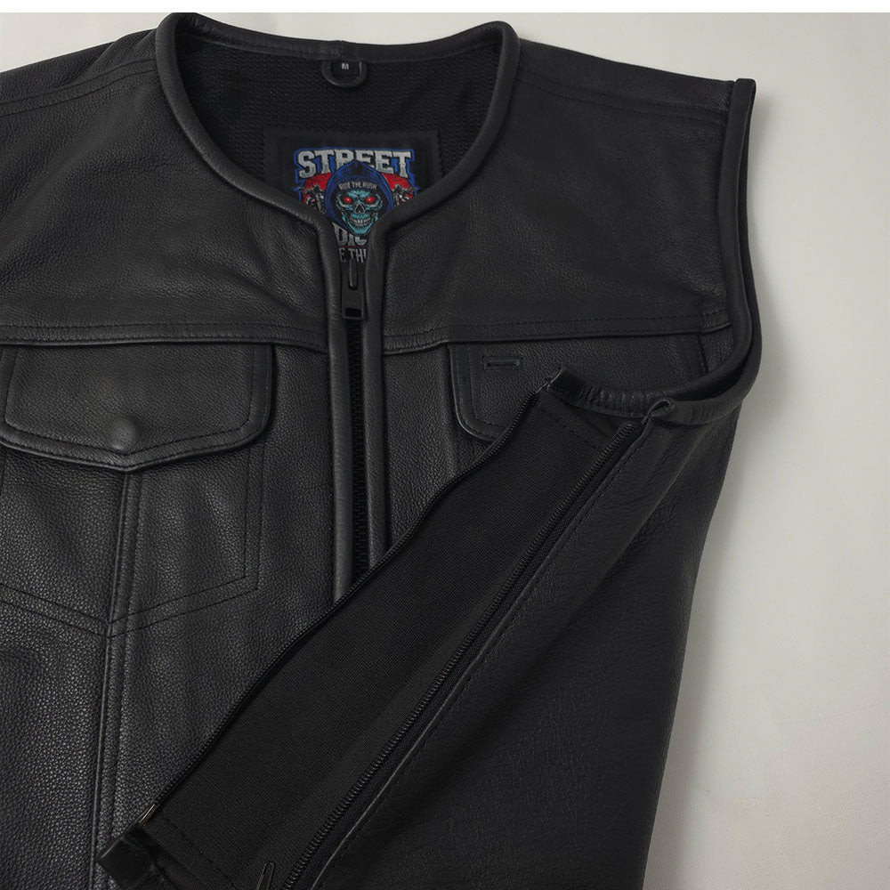 Rogue - Low Cut Vest with Full Side Zippers