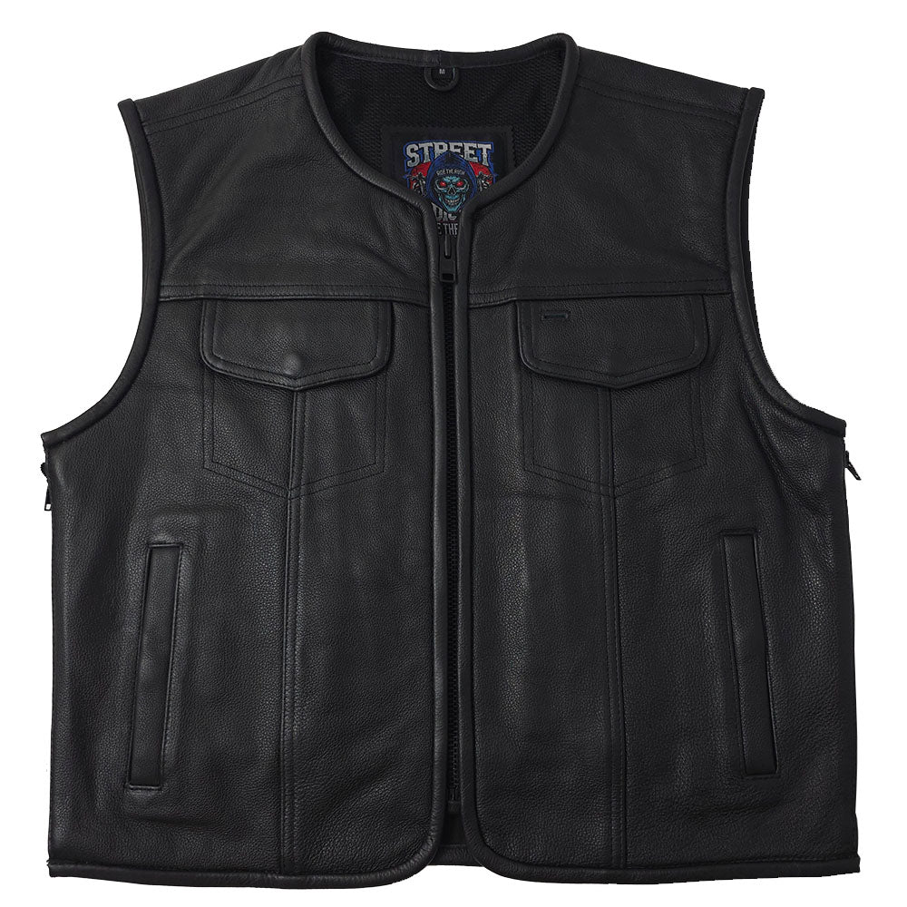 Rogue - Low Cut Vest with Full Side Zippers