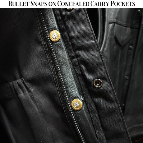 Leather Universe 500 Vest - Premium Leather Motorcycle Club Vest
