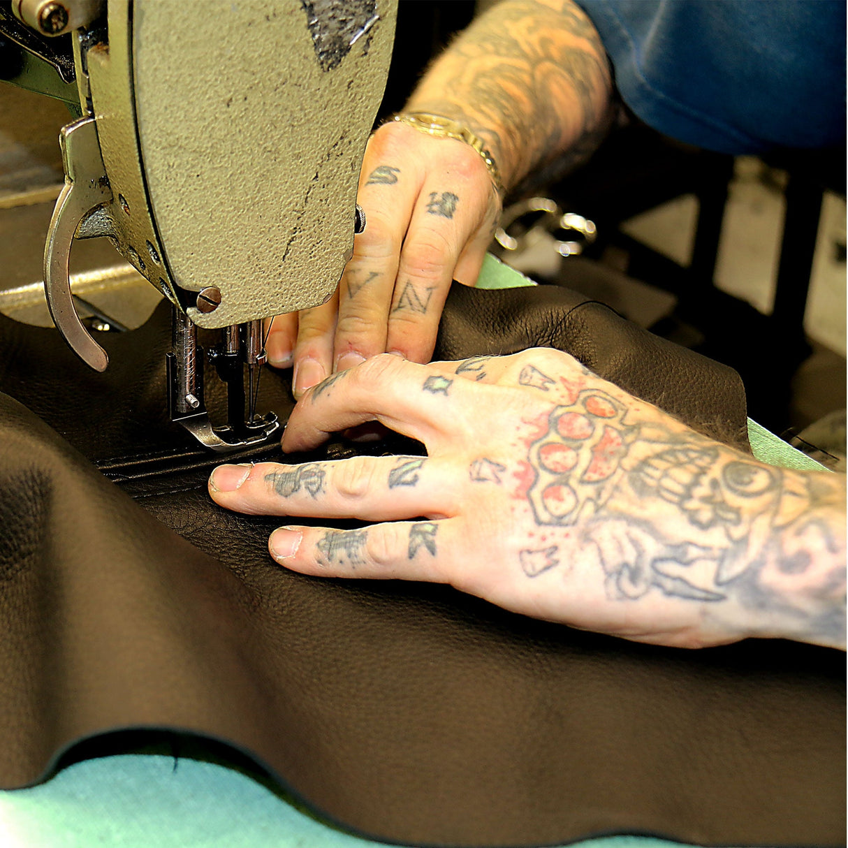 Made in USA - Hot Leathers VSM5008 Men's Side Lace Premium Leather Motorcycle Biker Vest