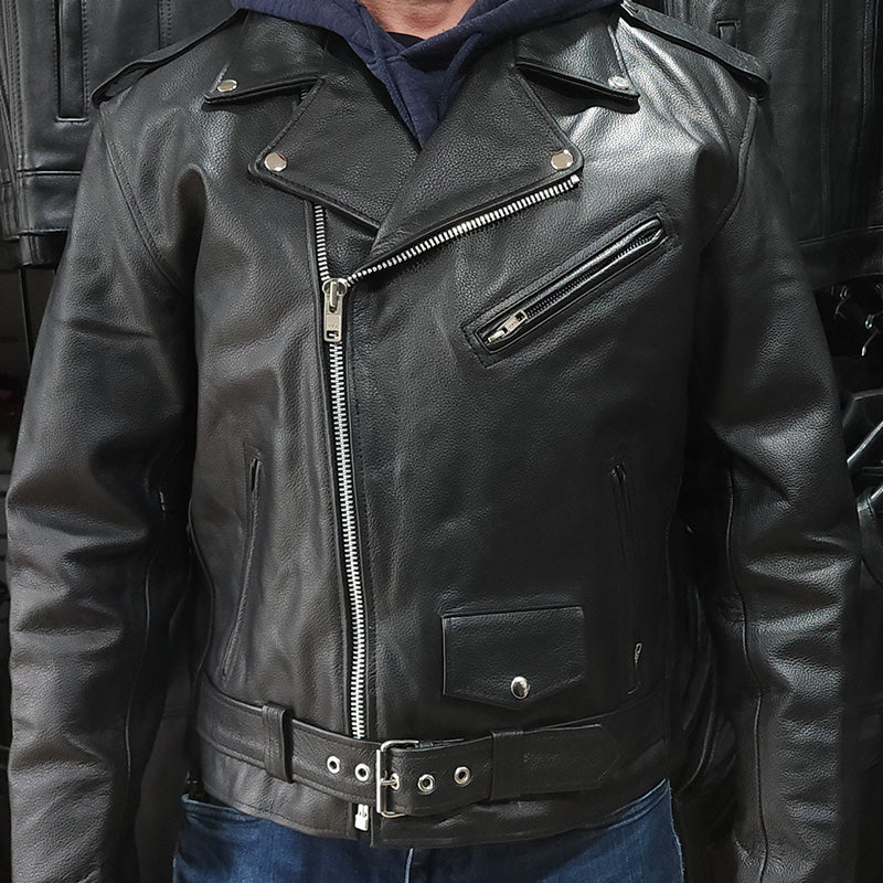 Classic MC Style Jacket with Side Laces