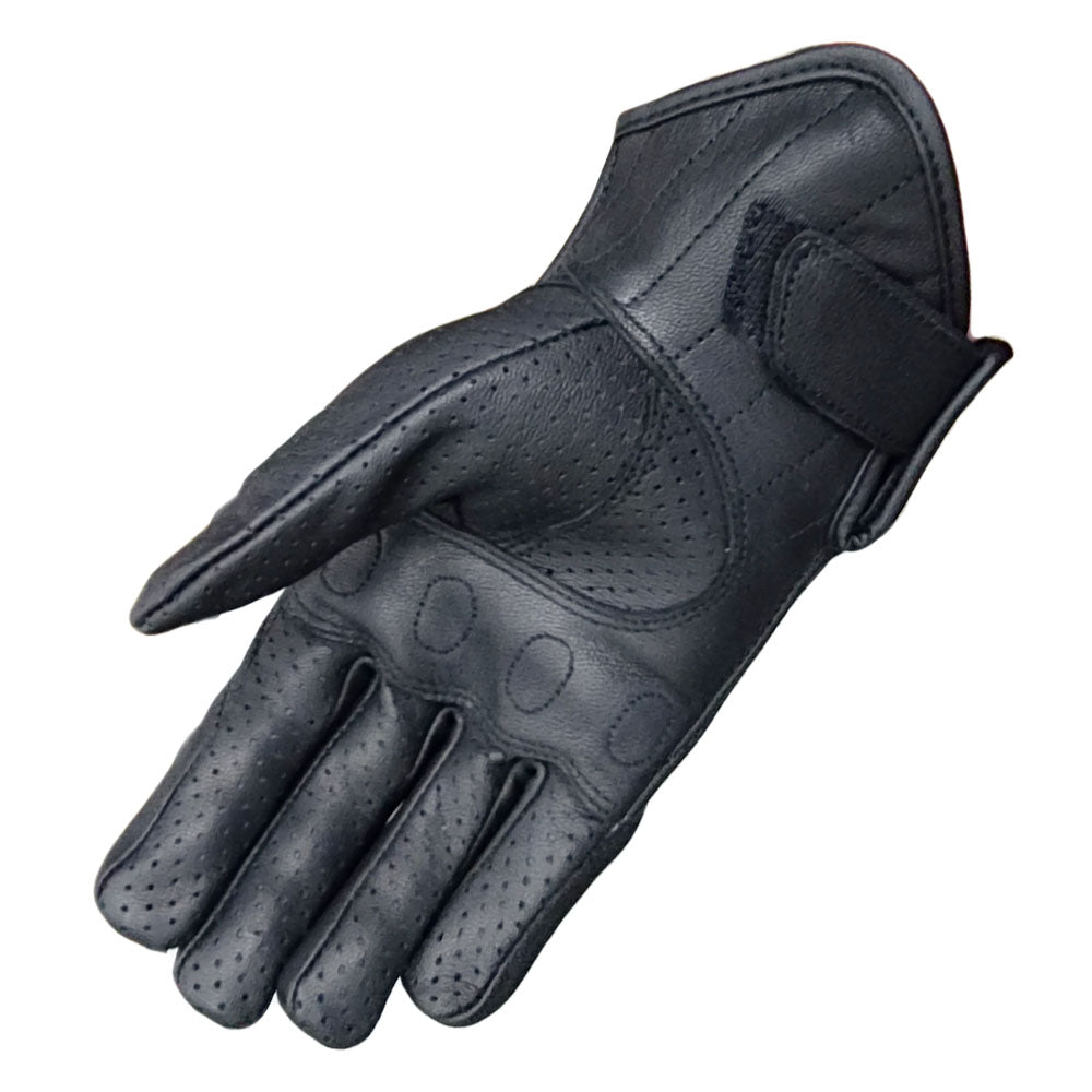 Perforated Gloves with Rubber Knuckles