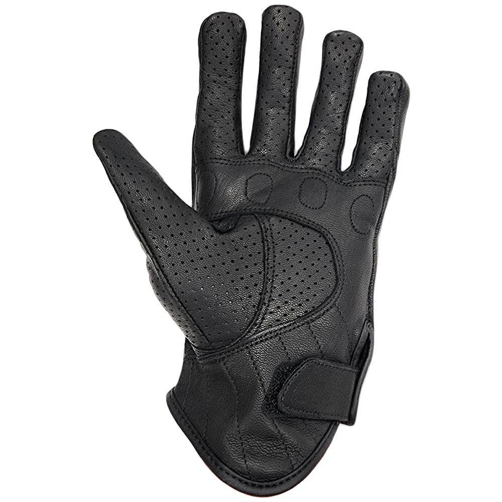 Perforated Gloves with Rubber Knuckles