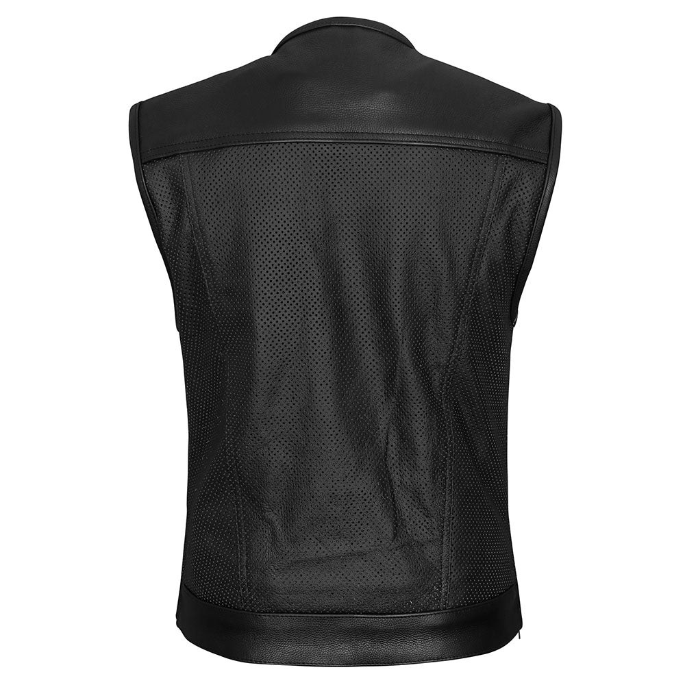 Vortex - Perforated Leather Club Vest