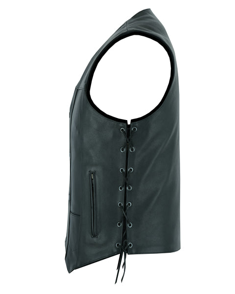 Zipper Front 10 Pocket V Neck Vest