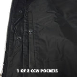 Most Affordable Club Vest with Gun Pockets and Single Back Panel