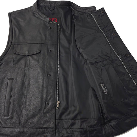 Most Affordable Club Vest with Gun Pockets and Single Back Panel