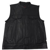 Most Affordable Club Vest with Gun Pockets and Single Back Panel
