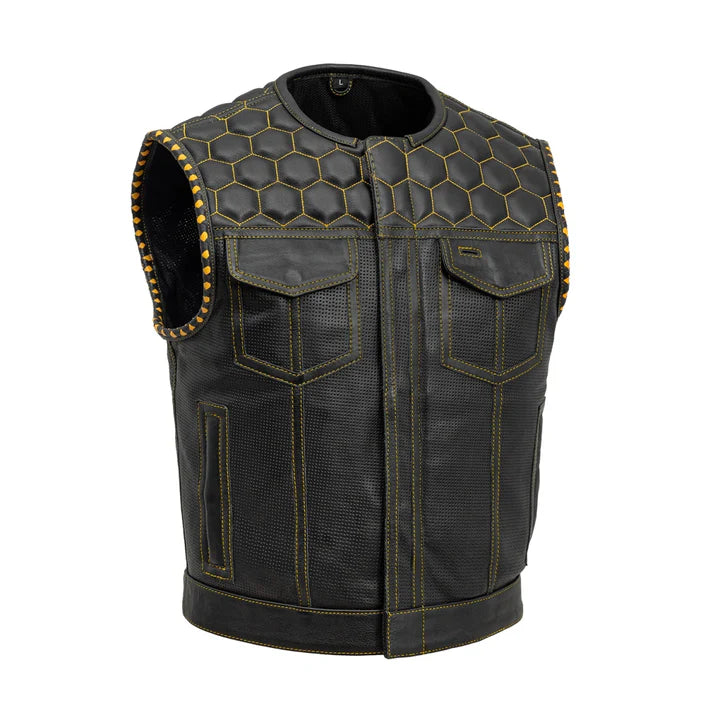 Lowside Hornet Perforated Leather Vest