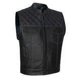 Blue Diamond Club Vest with Bandana Liner