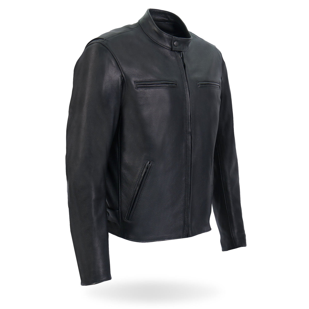 Made in the USA - Hot Leathers JKM5001 Men's Premium Leather Motorcycle Racer Jacket