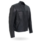 Made in the USA - Hot Leathers JKM5001 Men's Premium Leather Motorcycle Racer Jacket