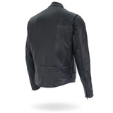 Made in the USA - Hot Leathers JKM5001 Men's Premium Leather Motorcycle Racer Jacket
