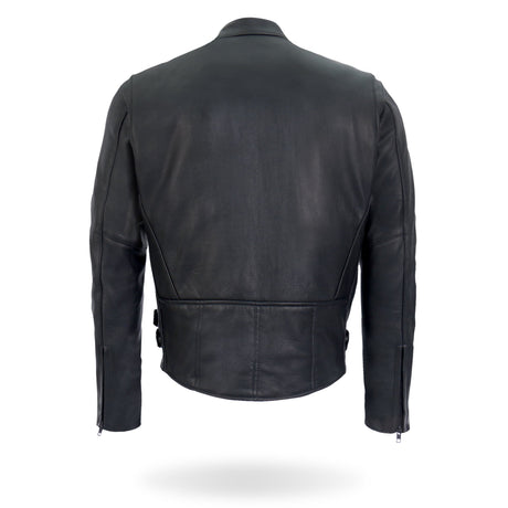 Made in the USA - Hot Leathers JKM5001 Men's Premium Leather Motorcycle Racer Jacket