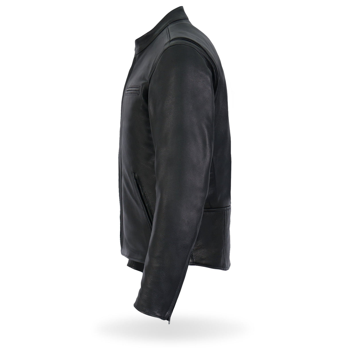 Made in the USA - Hot Leathers JKM5001 Men's Premium Leather Motorcycle Racer Jacket