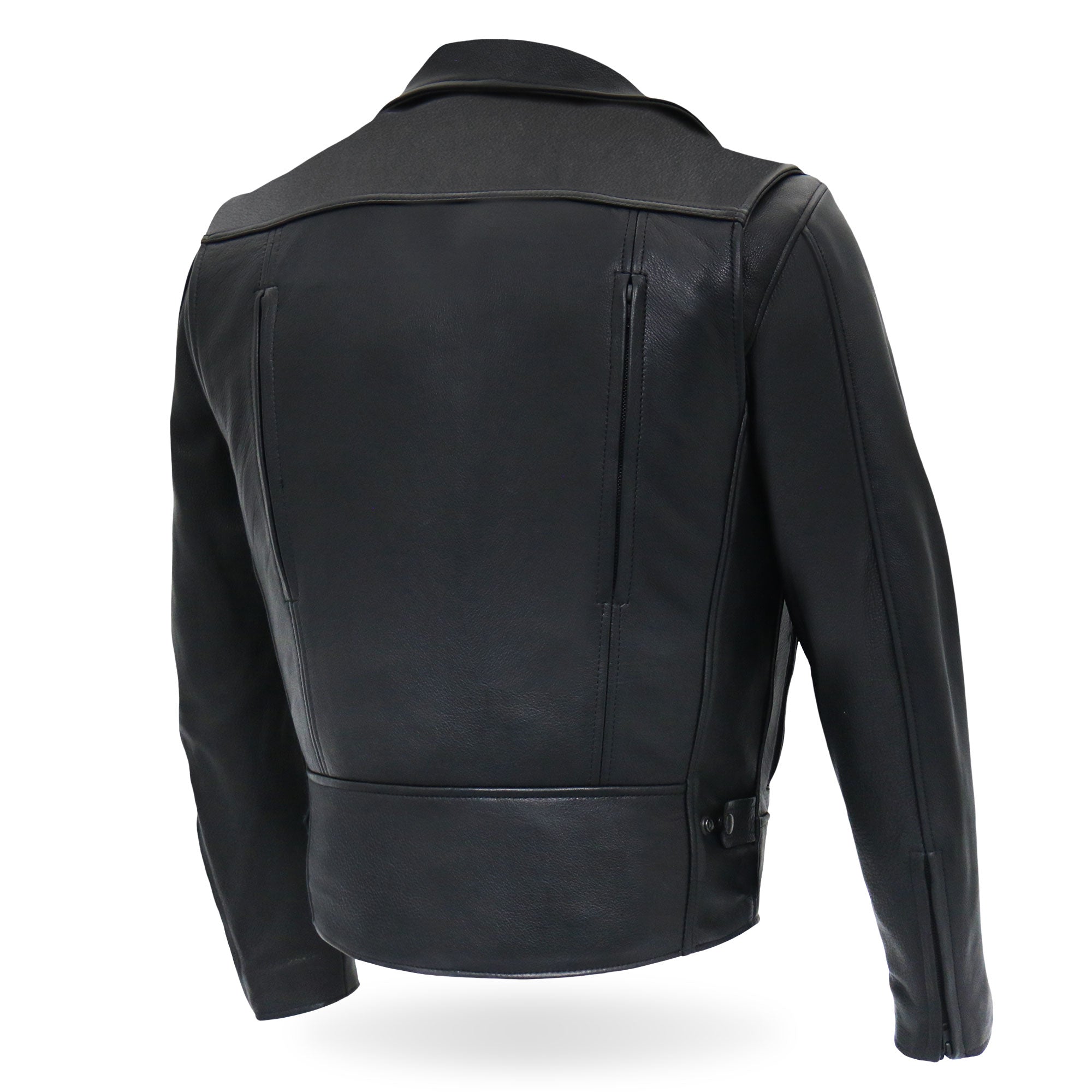 Made in the USA - Hot Leathers JKM5008 Men's Black Premium Leather