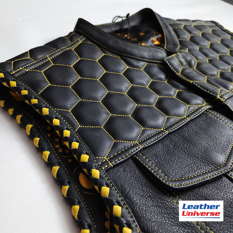 Economy Leather Custom Vest