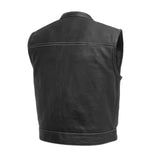 Lowrider Perforated Leather Motorcycle Vest