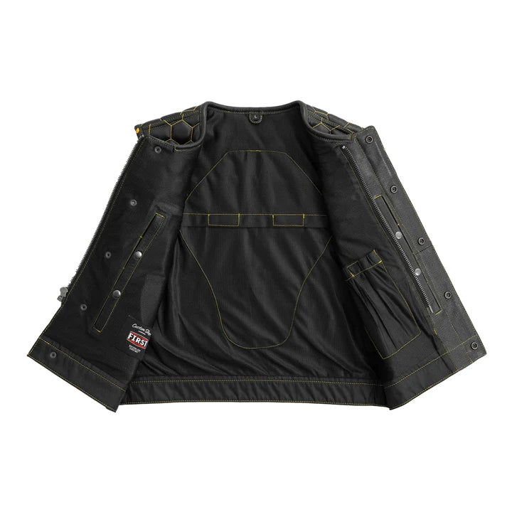 Lowside Hornet Perforated Leather Vest