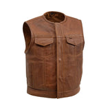 Lowside Perforated Leather Vest by First Mfg