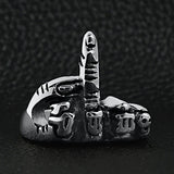 Middle Finger - Stainless Steel Ring