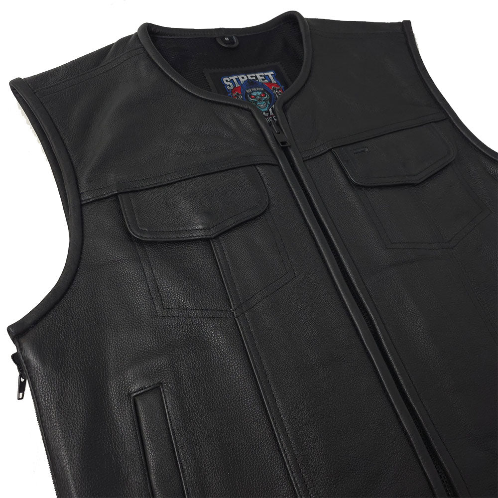 Rogue - Low Cut Vest with Full Side Zippers