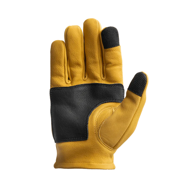 Roper DBL Palm Mens Motorcycle Leather Gloves