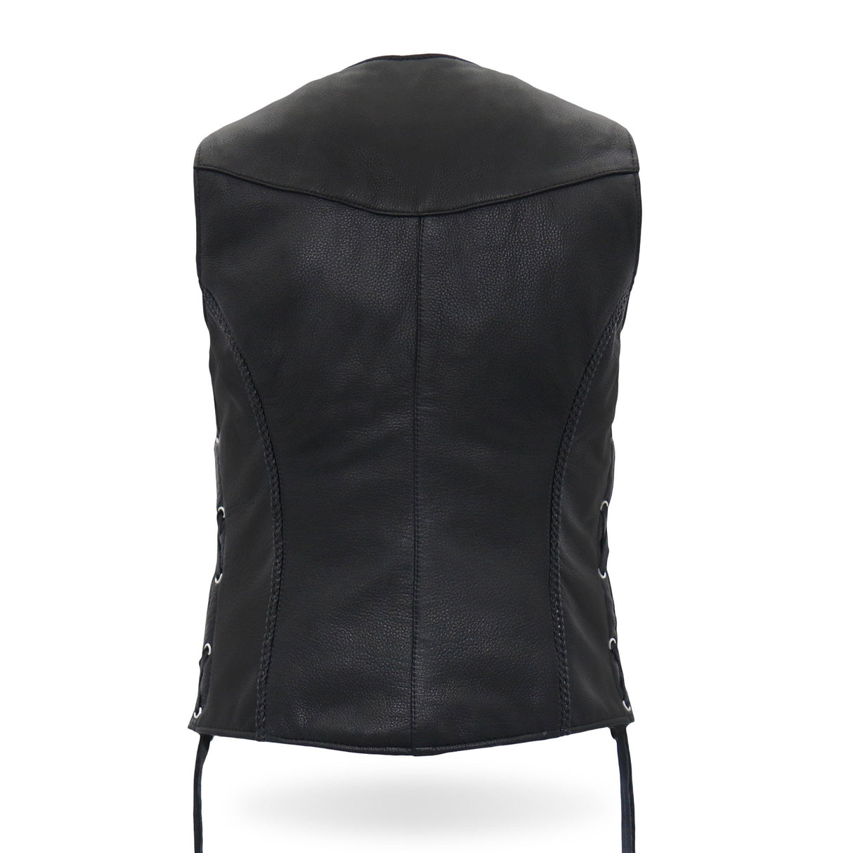 Made in the USA - Hot Leathers VSL5001 Ladies Braided Leather Motorcycle Vest