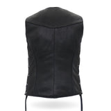 Made in the USA - Hot Leathers VSL5001 Ladies Braided Leather Motorcycle Vest