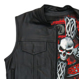 Club Style Vest with Celtic Cross Liner - VSM1051