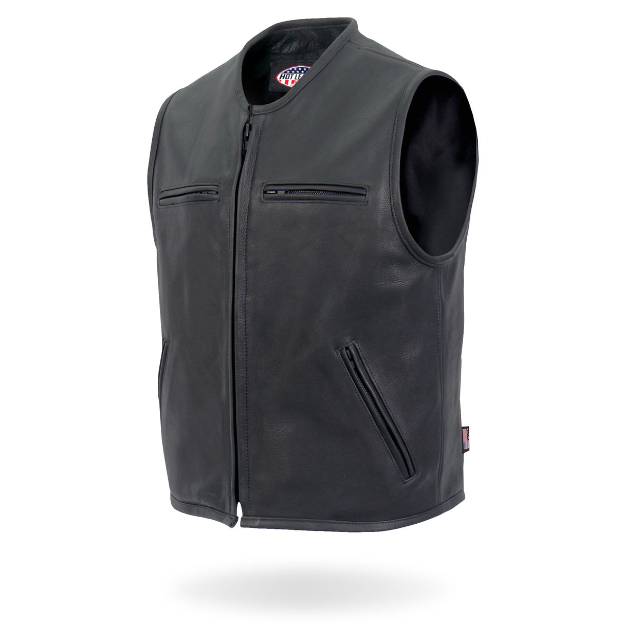 Made in the USA - Hot Leathers VSM5001 Men's Premium Steerhide Motorcycle Vest