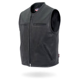 Made in the USA - Hot Leathers VSM5001 Men's Premium Steerhide Motorcycle Vest