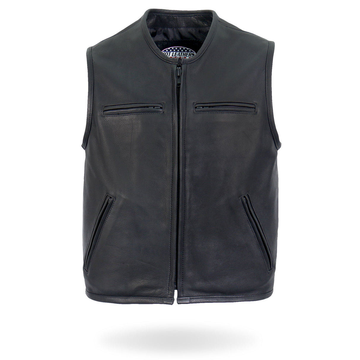 Made in the USA - Hot Leathers VSM5001 Men's Premium Steerhide Motorcycle Vest