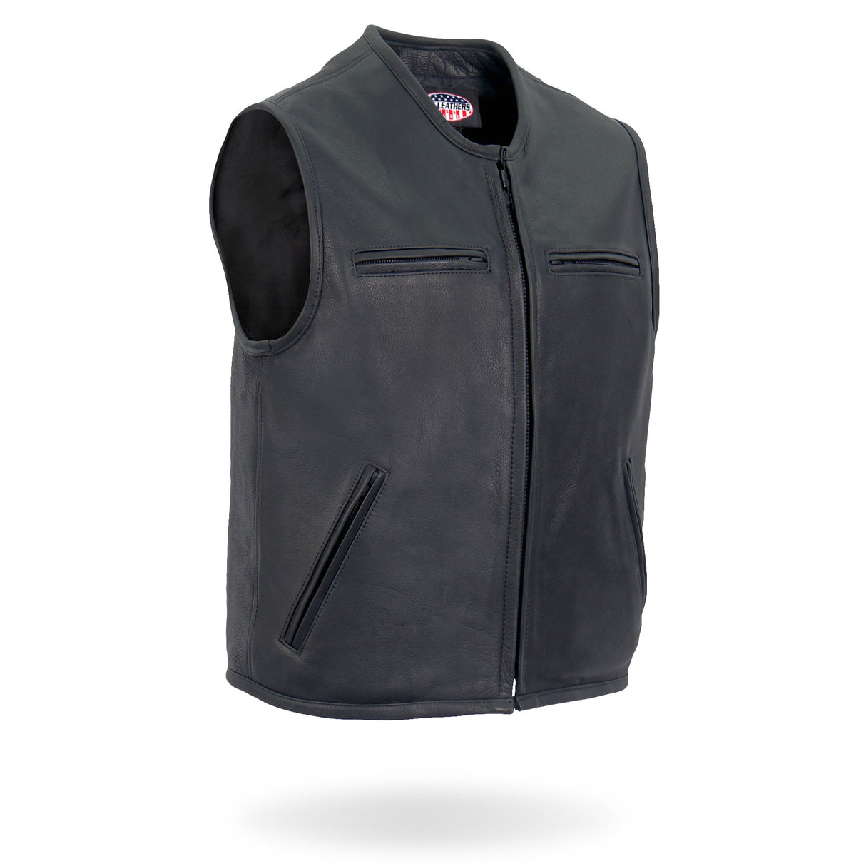 Made in the USA - Hot Leathers VSM5001 Men's Premium Steerhide Motorcycle Vest