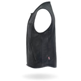 Made in the USA - Hot Leathers VSM5001 Men's Premium Steerhide Motorcycle Vest
