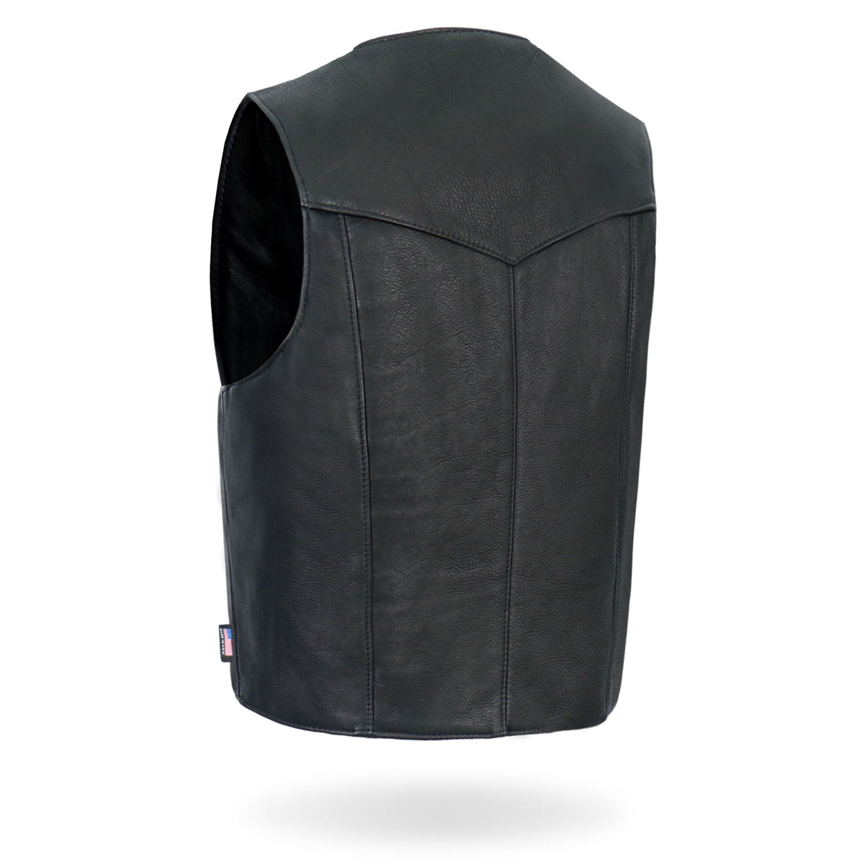 Made in USA - Hot Leathers VSM5006 Men's Classic Premium Biker motorcycle Leather Vest
