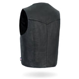Made in USA - Hot Leathers VSM5006 Men's Classic Premium Biker motorcycle Leather Vest