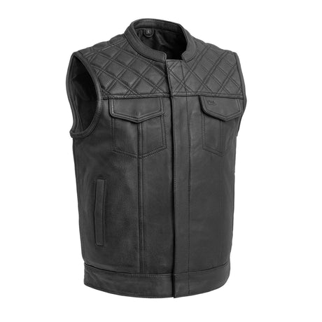 Downside Leather Motorcycle Vest