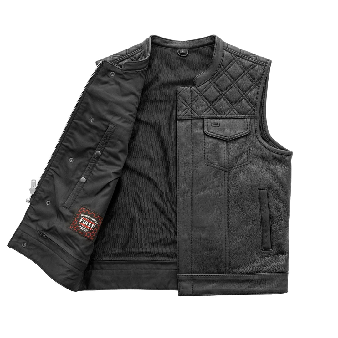 Downside Leather Motorcycle Vest