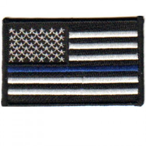 PATCH - Thin Blue Line Flag 3 X 2