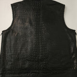 Black Crocodile with Full Side Zippers - Size 3X (52)