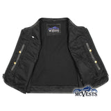 CLUB547 Zipper Sides and Zipper Front Vest